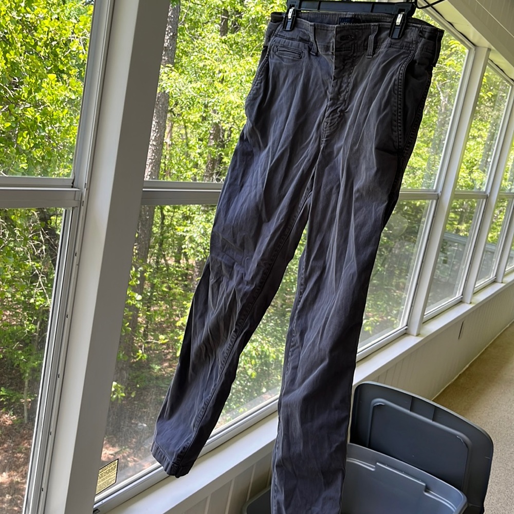 American eagle extreme flex blue khakis
